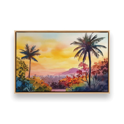 [Color:American Maple], Picture of art in a American Maple frame