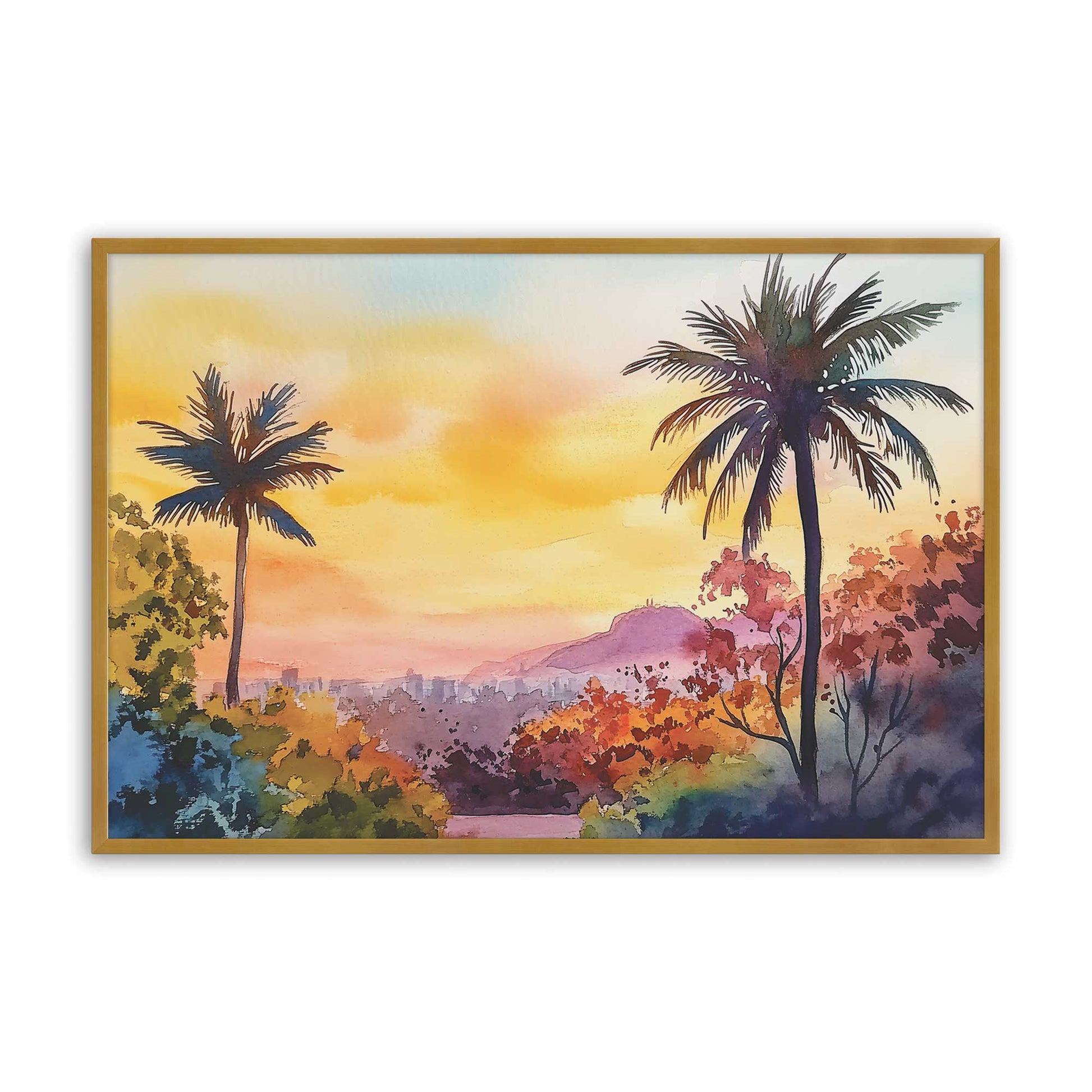 [Color:Polished Gold], Picture of art in a Polished Gold frame