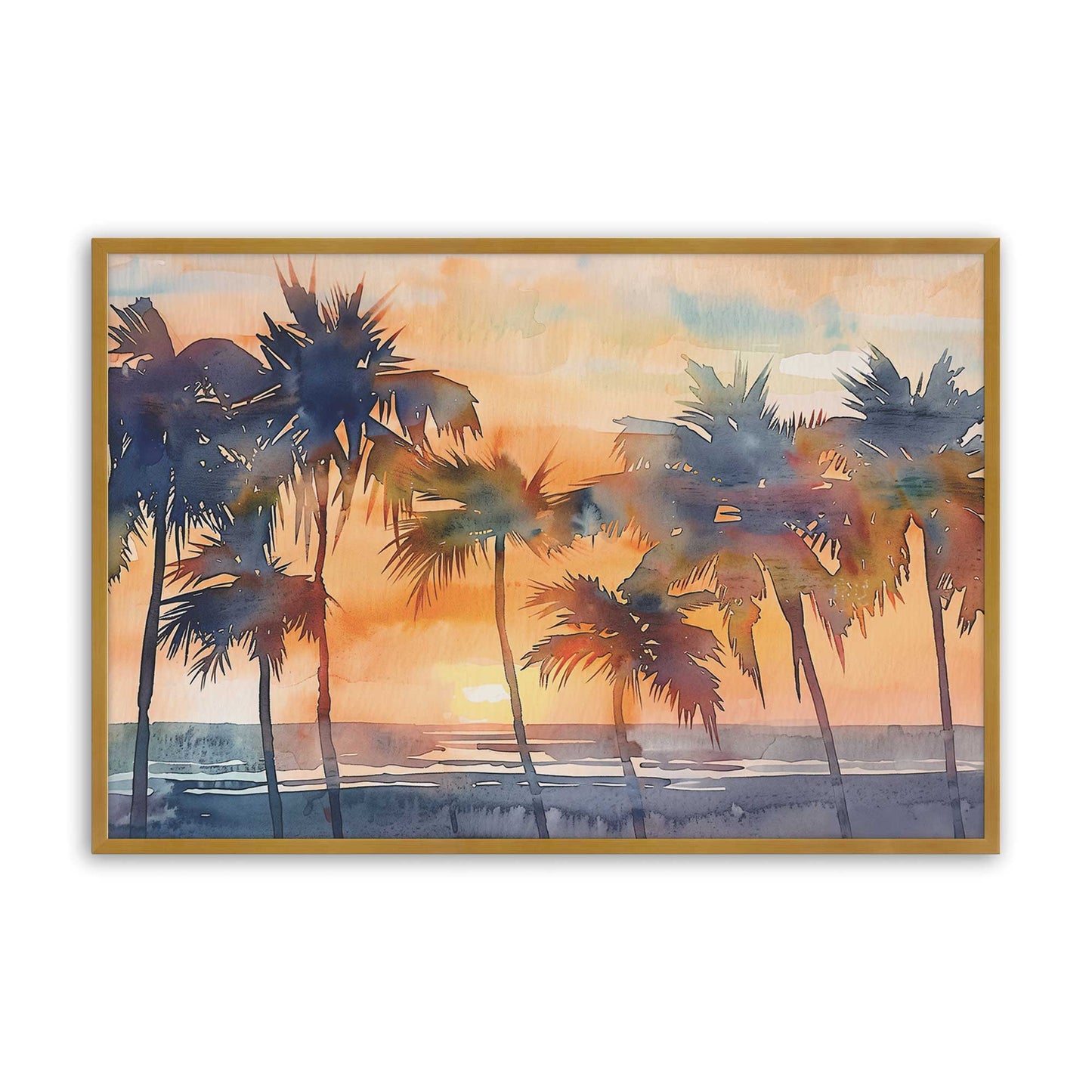 [Color:Polished Gold], Picture of art in a Polished Gold frame