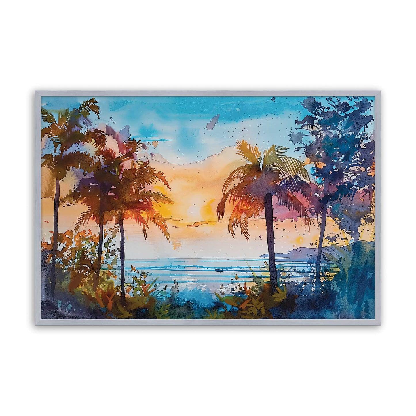 [Color:Polished Chrome], Picture of art in a Polished Chrome frame
