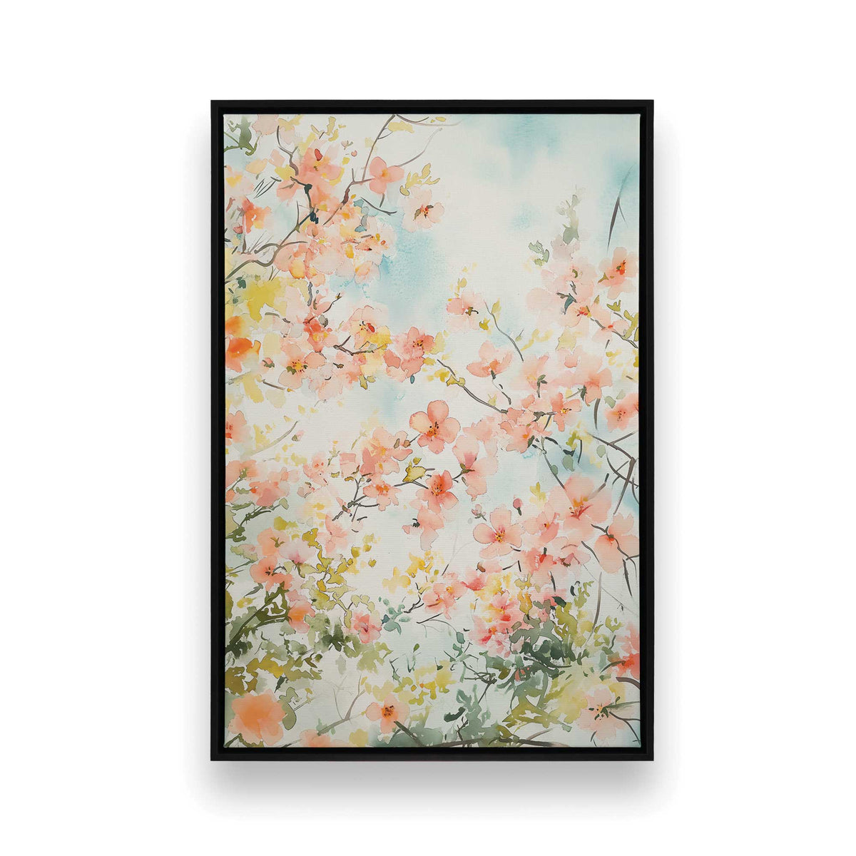 [Color:Satin Black], Picture of art in a Satin Black frame
