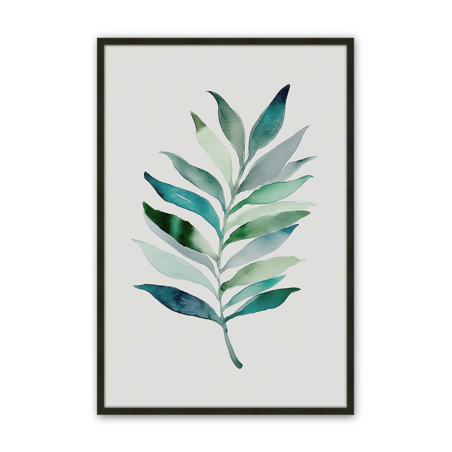 [Color:Satin Black], Picture of art in a Satin Black frame