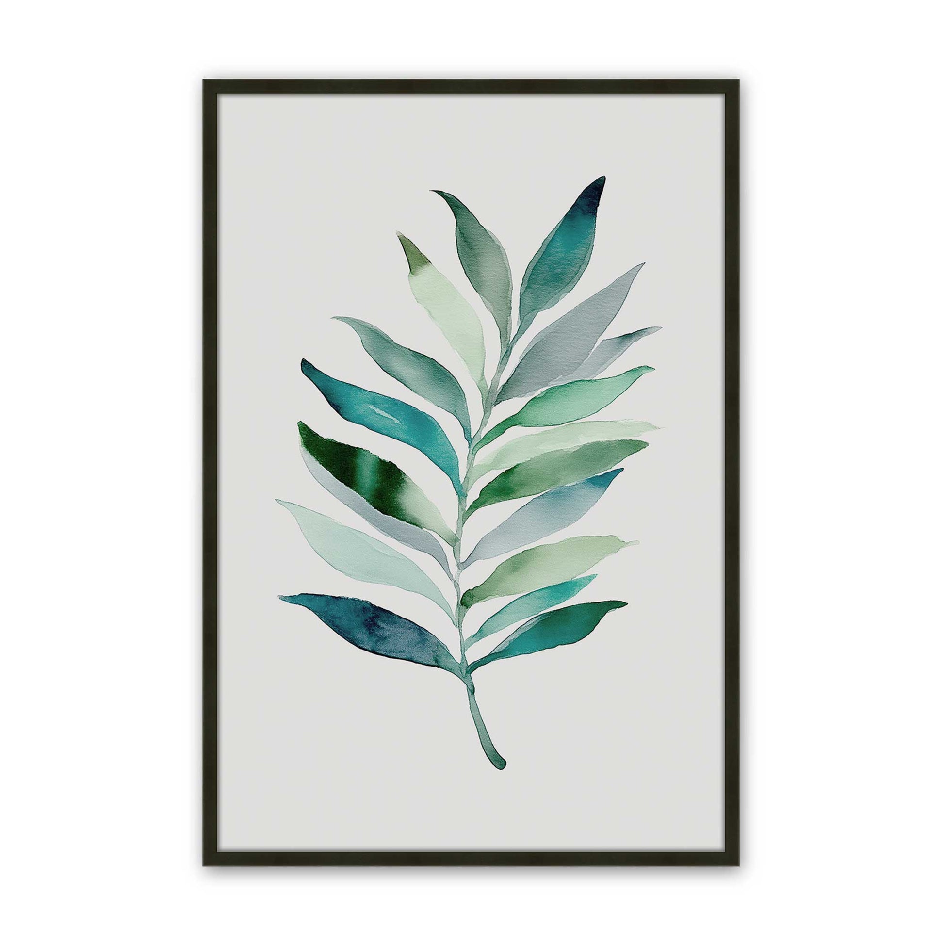 [Color:Satin Black], Picture of art in a Satin Black frame