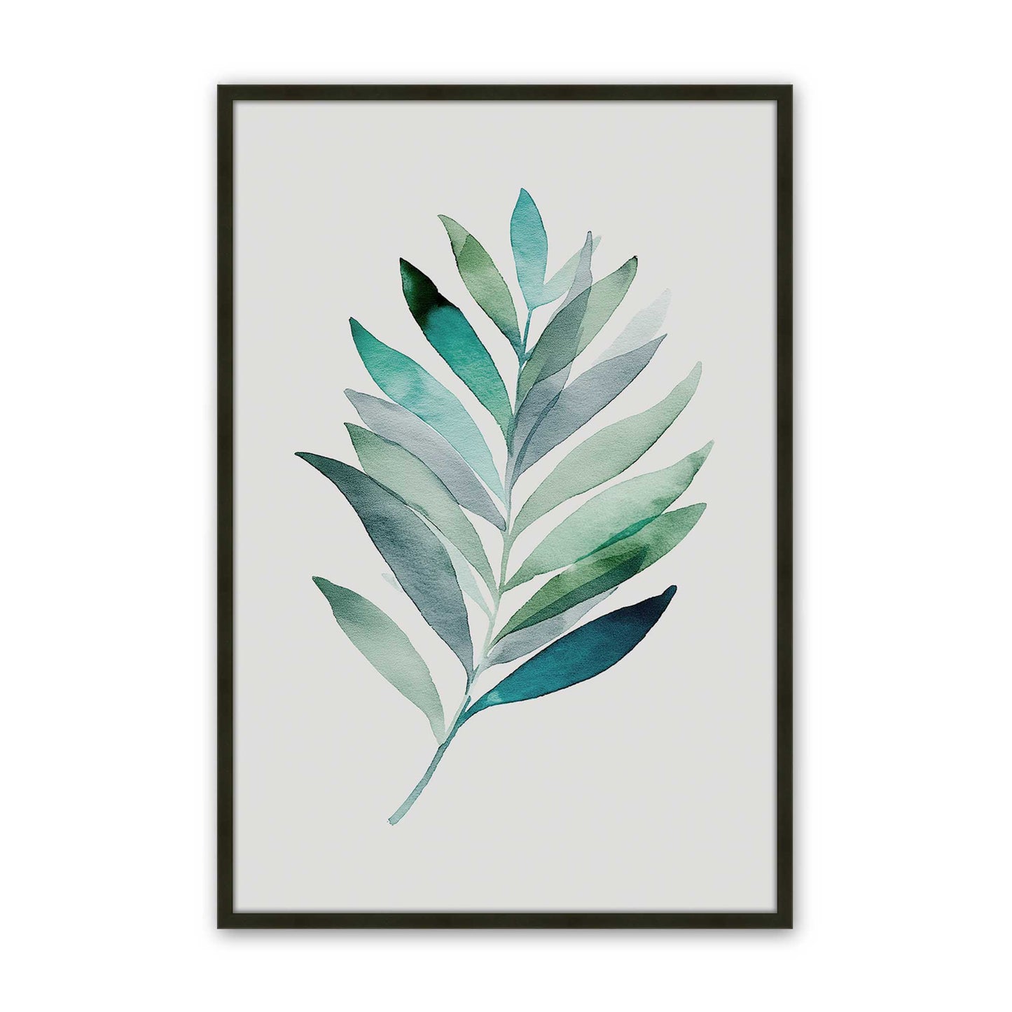 [Color:Satin Black], Picture of art in a Satin Black frame