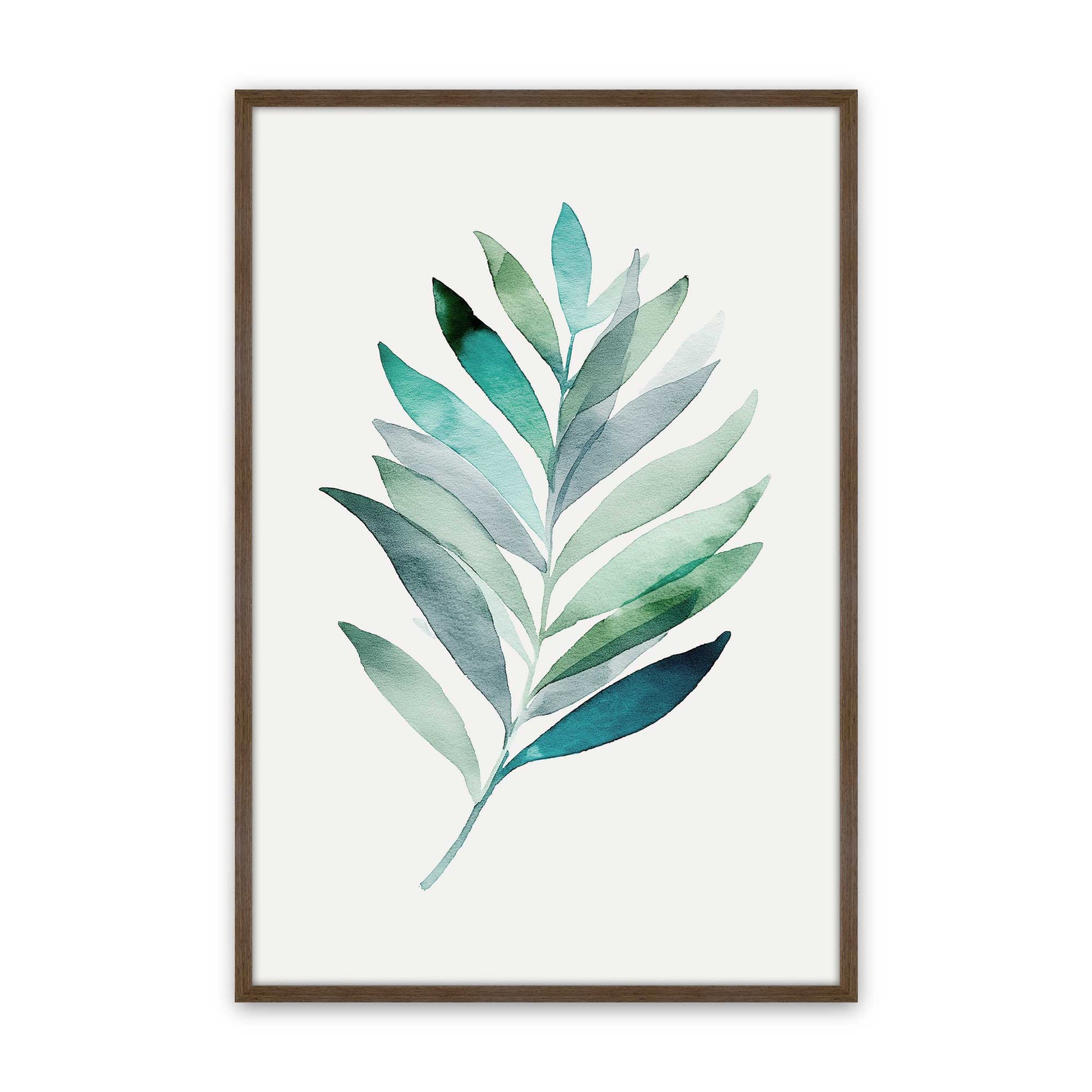 [Color:Walnut], Picture of art in a Walnut frame