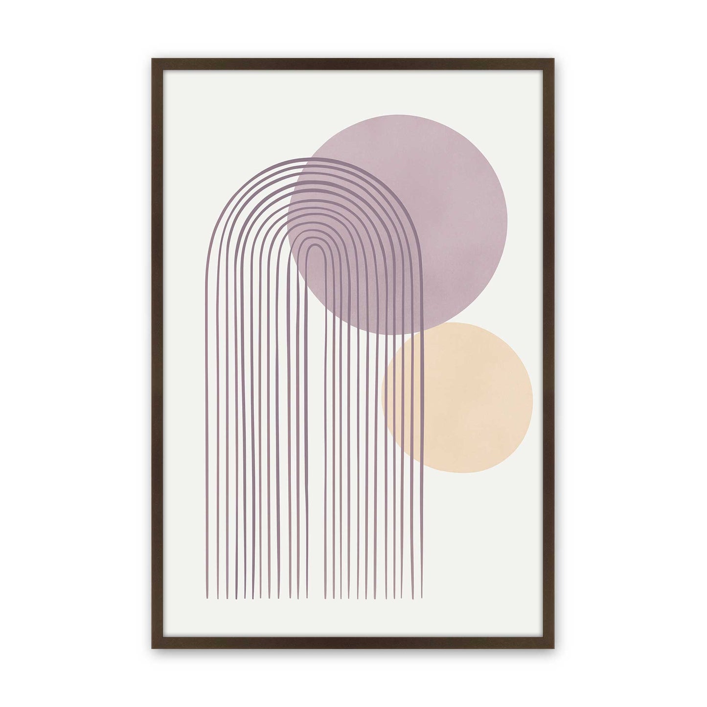 [Color:Belvinder Brown], Picture of art in a Belvinder Brown frame
