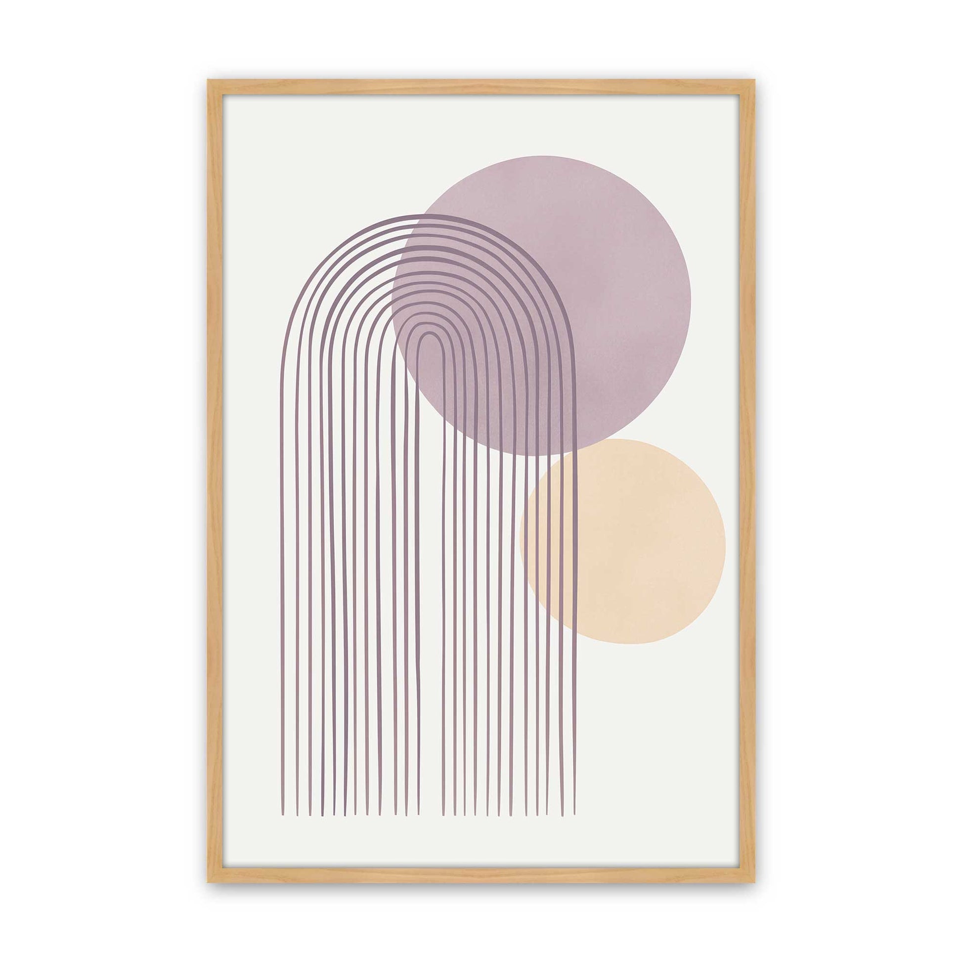 [Color:American Maple], Picture of art in a American Maple frame