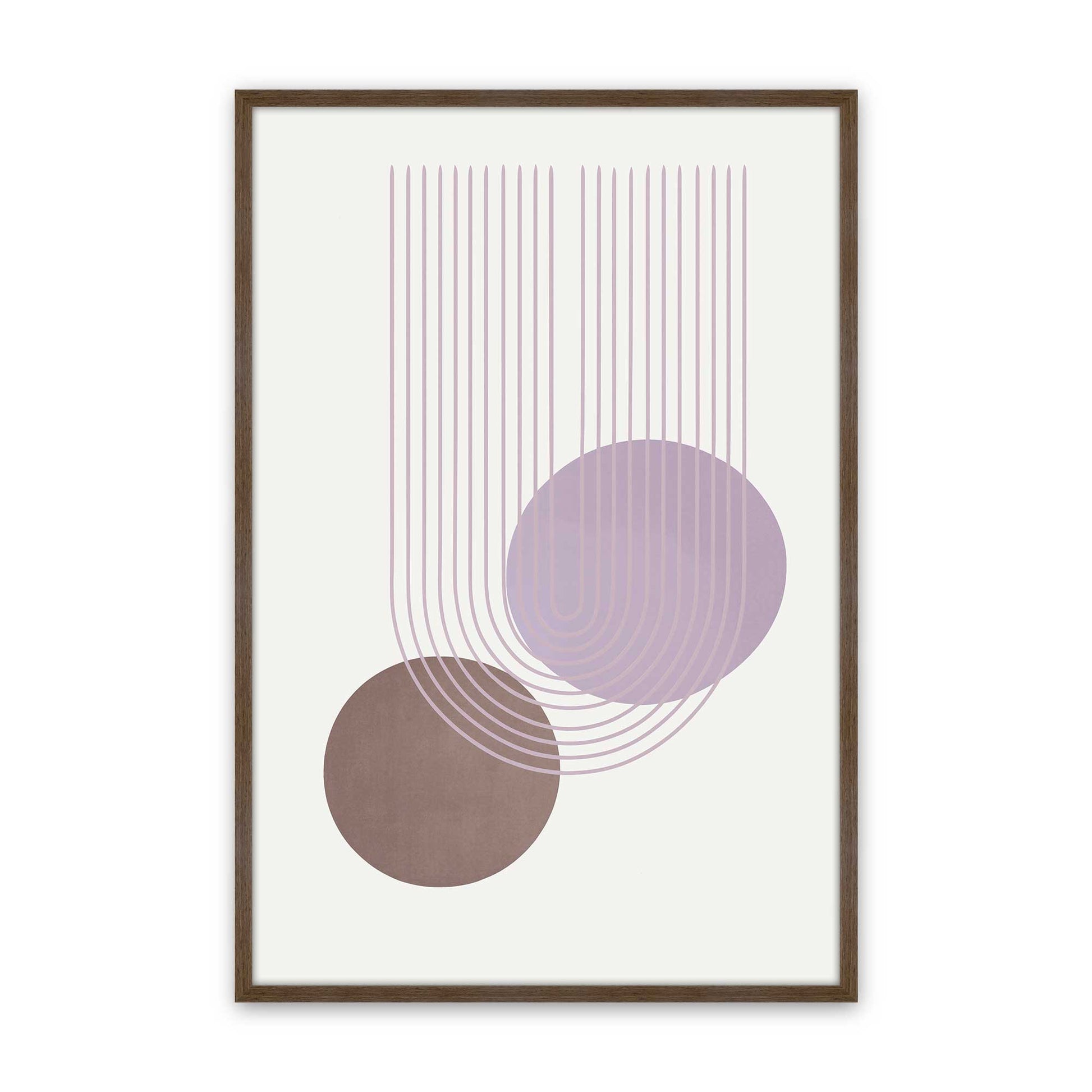 [Color:Walnut], Picture of art in a Walnut frame