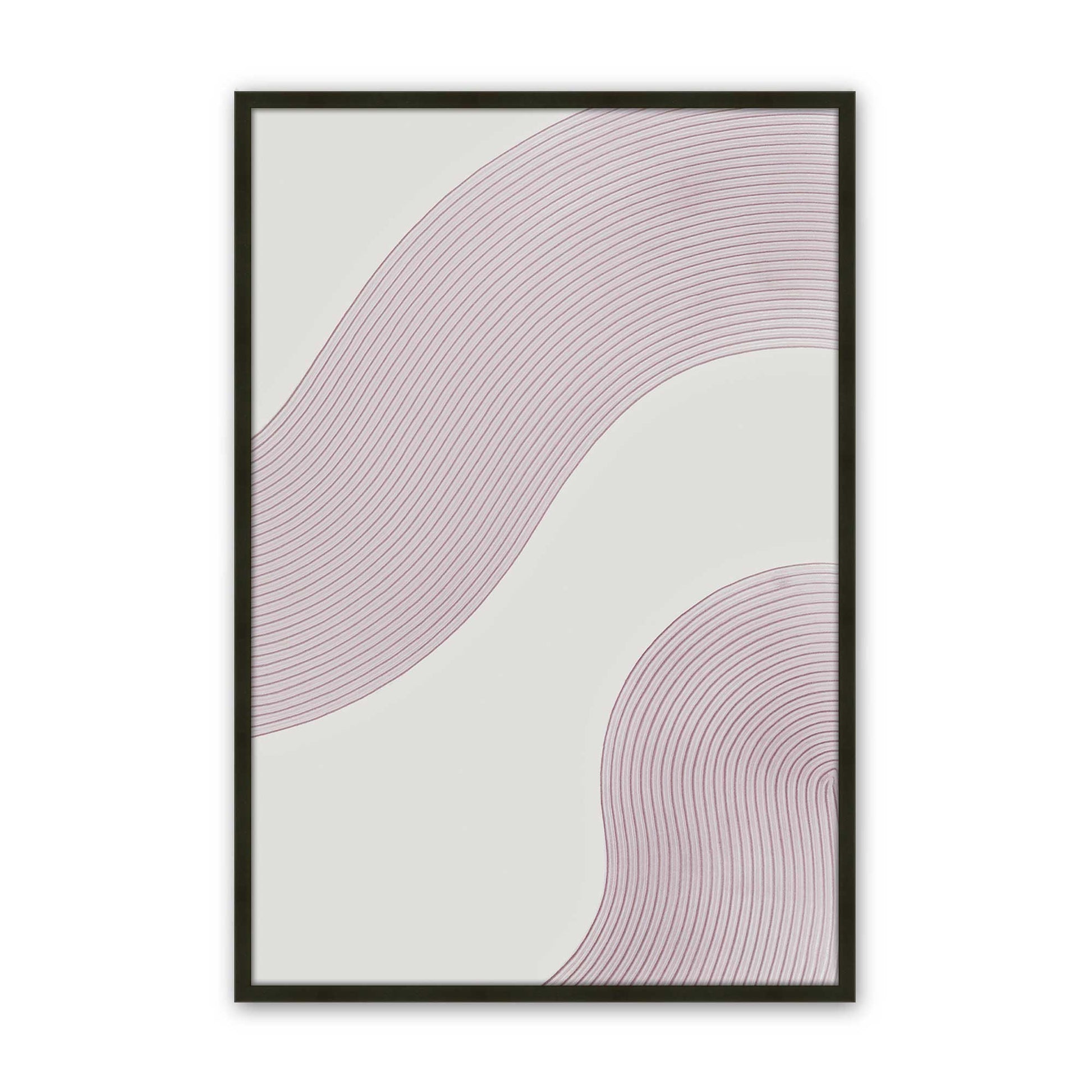 [Color:Satin Black], Picture of art in a Satin Black frame