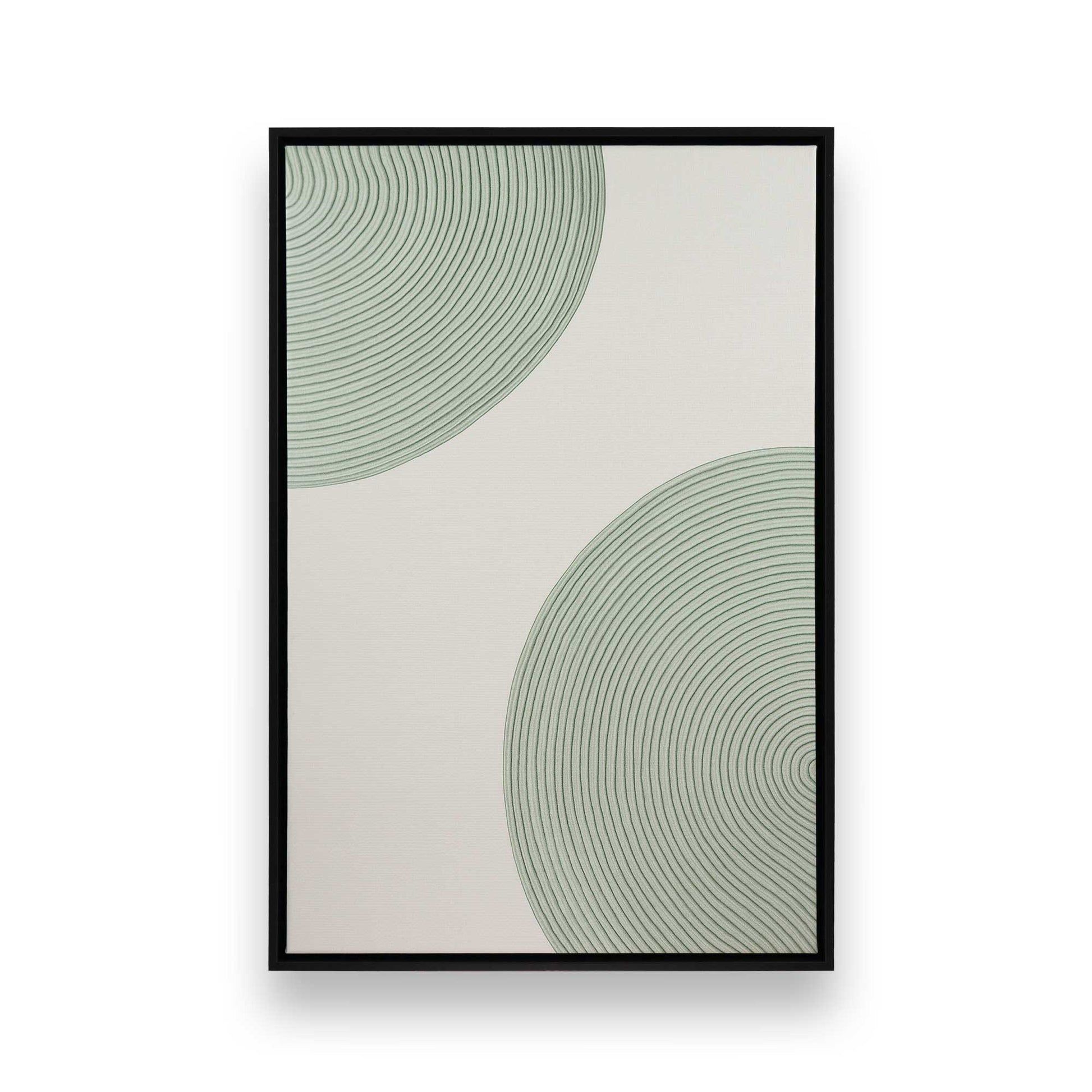 [Color:Satin Black], Picture of art in a Satin Black frame