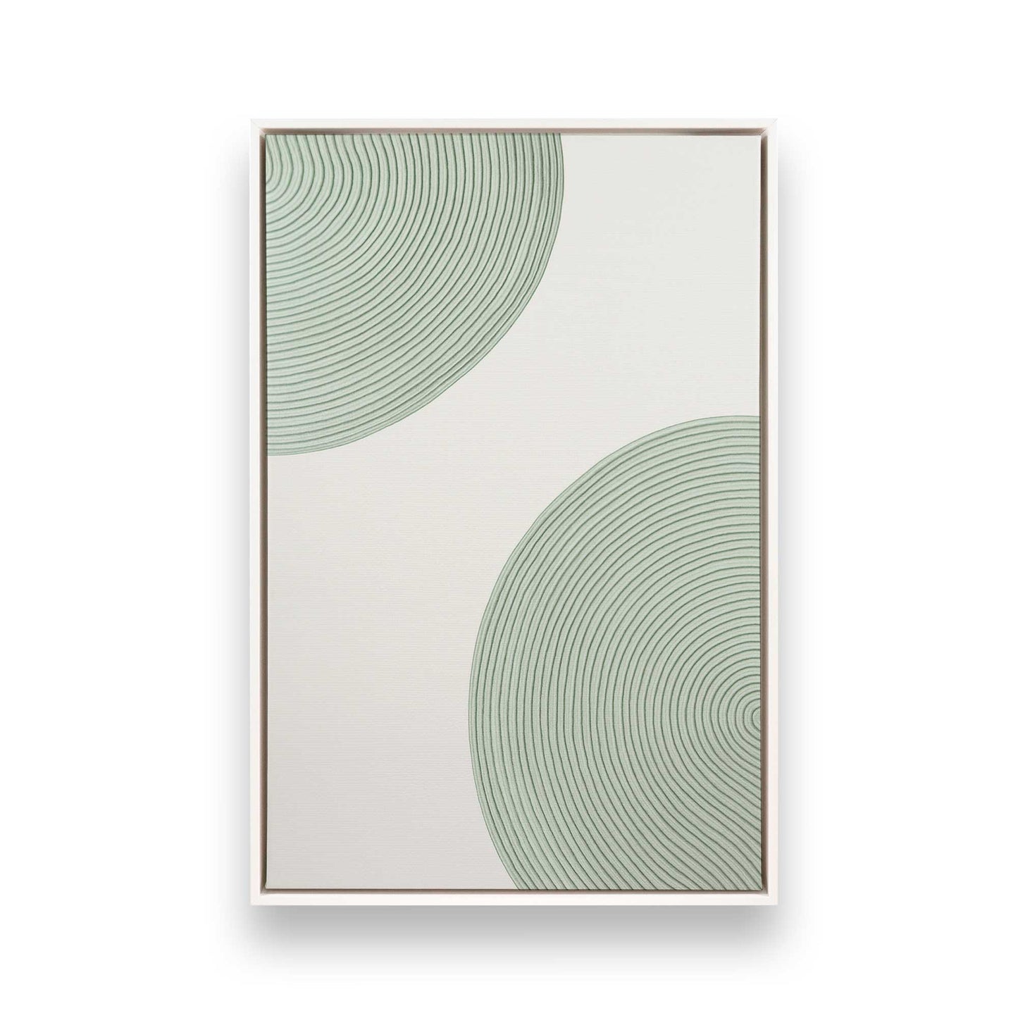 [Color:Opaque White], Picture of art in a White frame