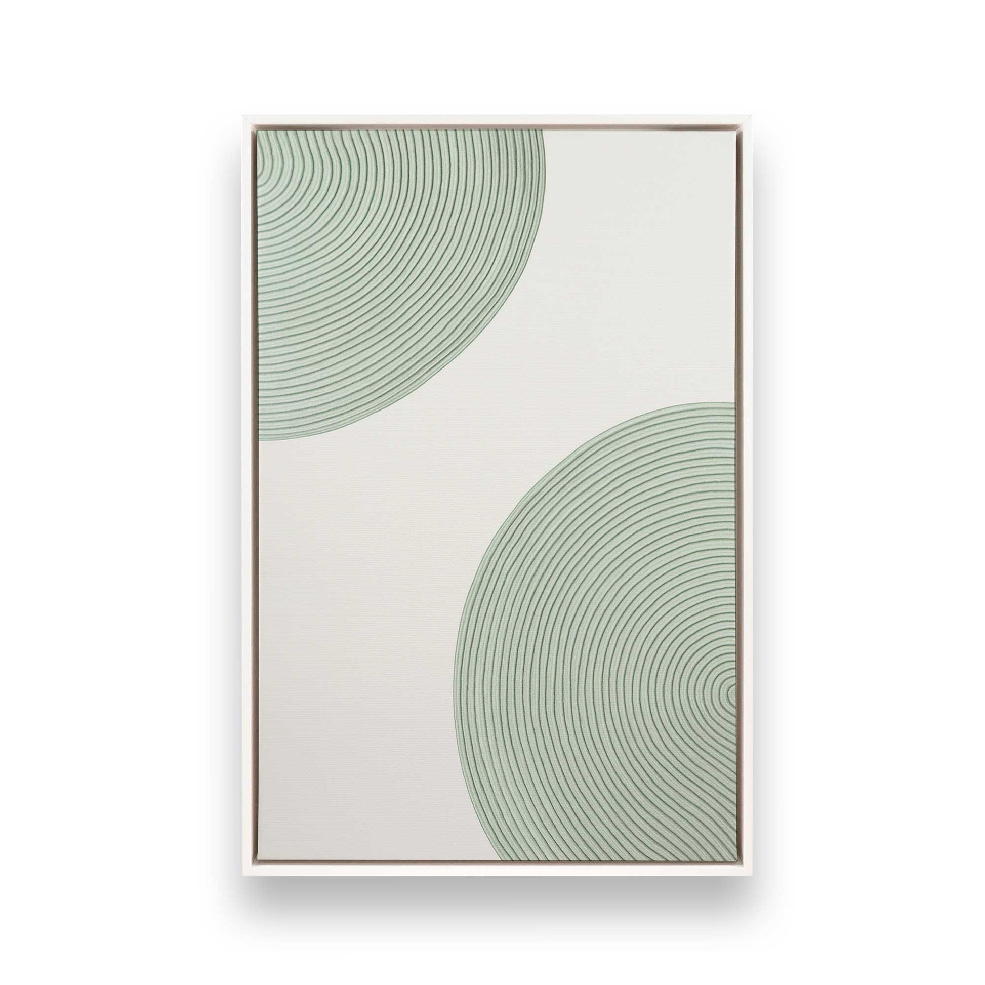 [Color:Opaque White], Picture of art in a White frame