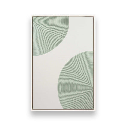 [Color:Opaque White], Picture of art in a White frame