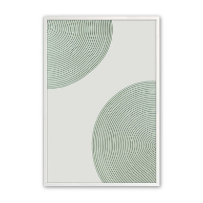 [Color:Opaque White], Picture of art in a Opaque White frame