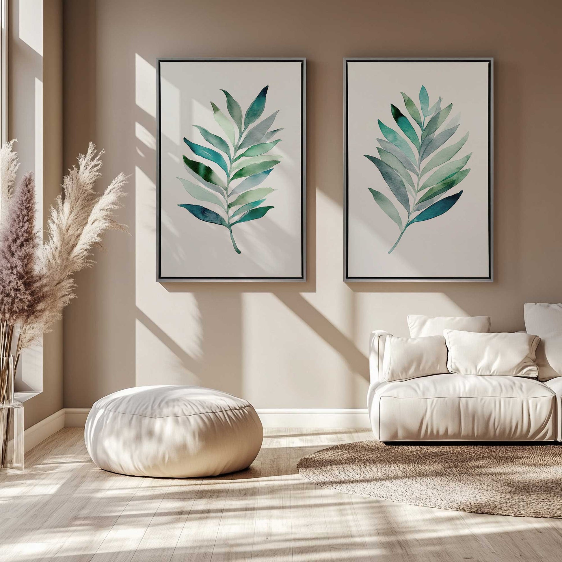 [Color:Satin Black], Picture of art in a Satin Black frame