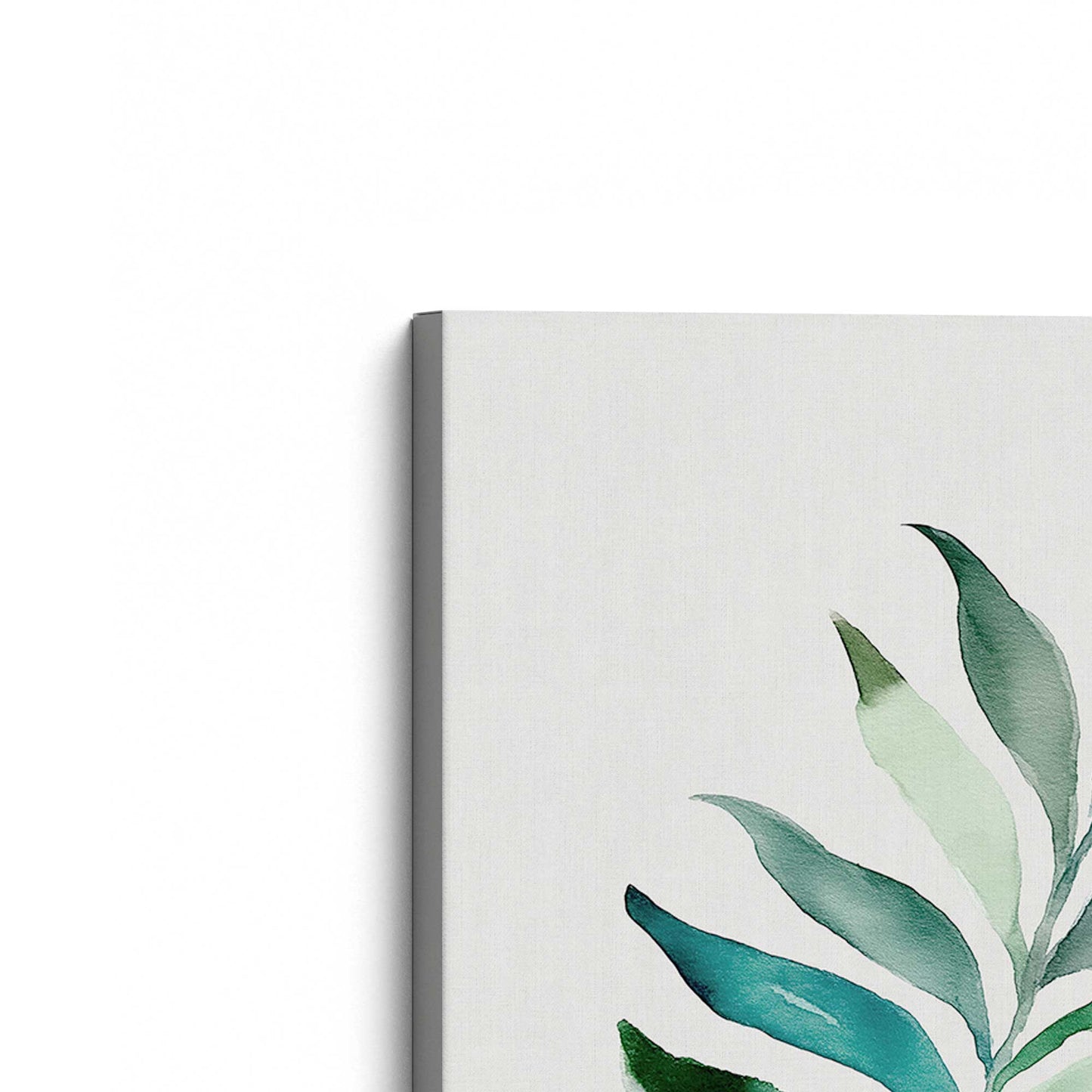 [Color:Stretched Canvas], Picture of the corner of the art