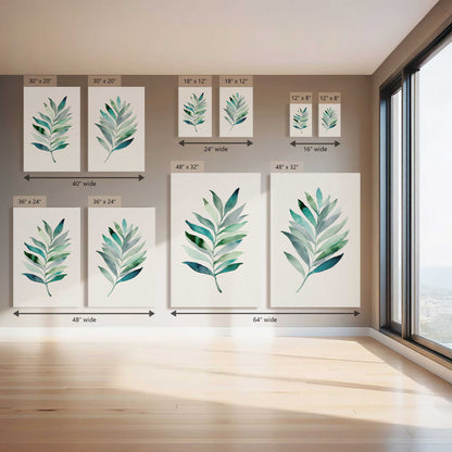 Leaflight Dreams, Set of 2 Canvas Prints