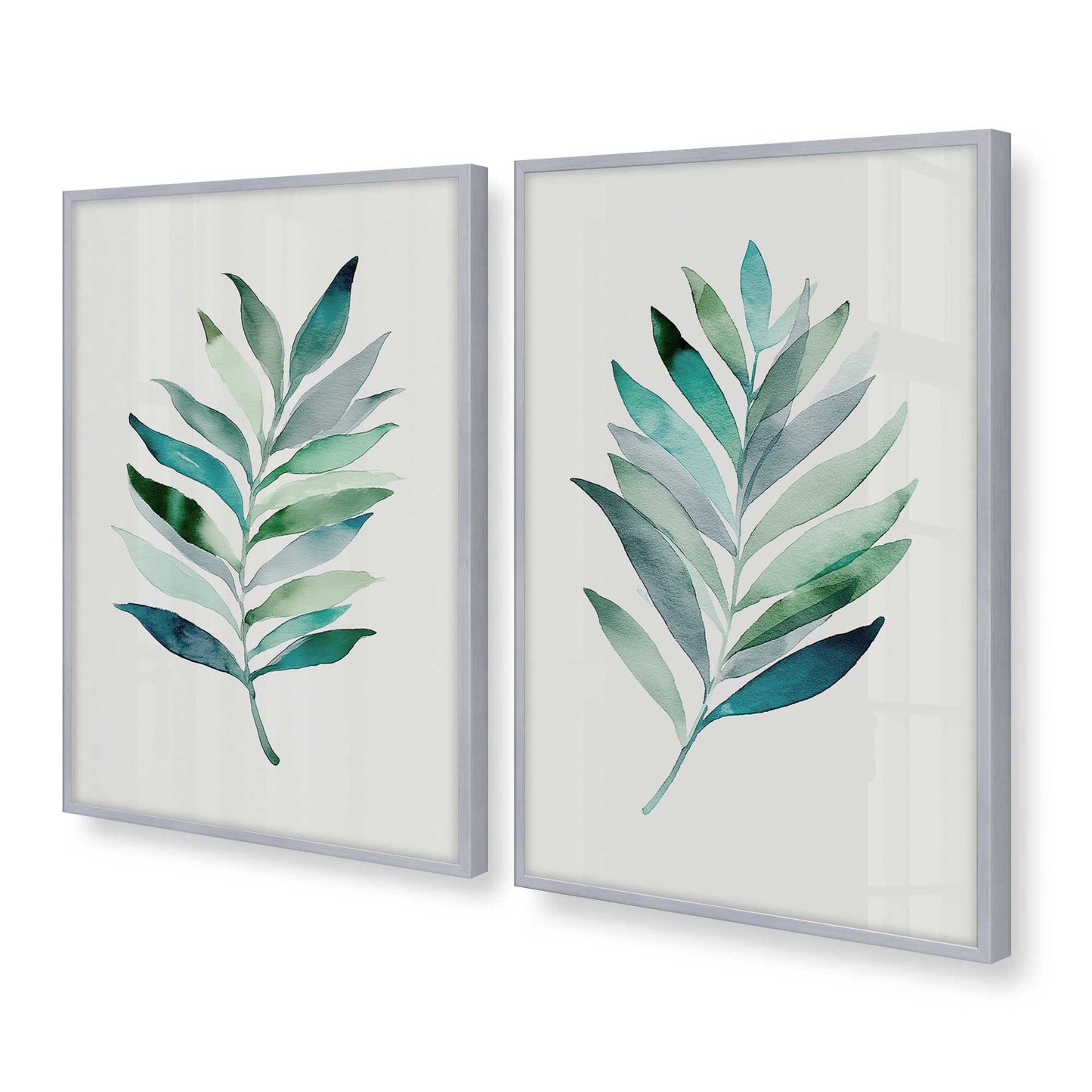[Color:Polished Chrome], Picture of art in a Polished Chrome frame at an angle