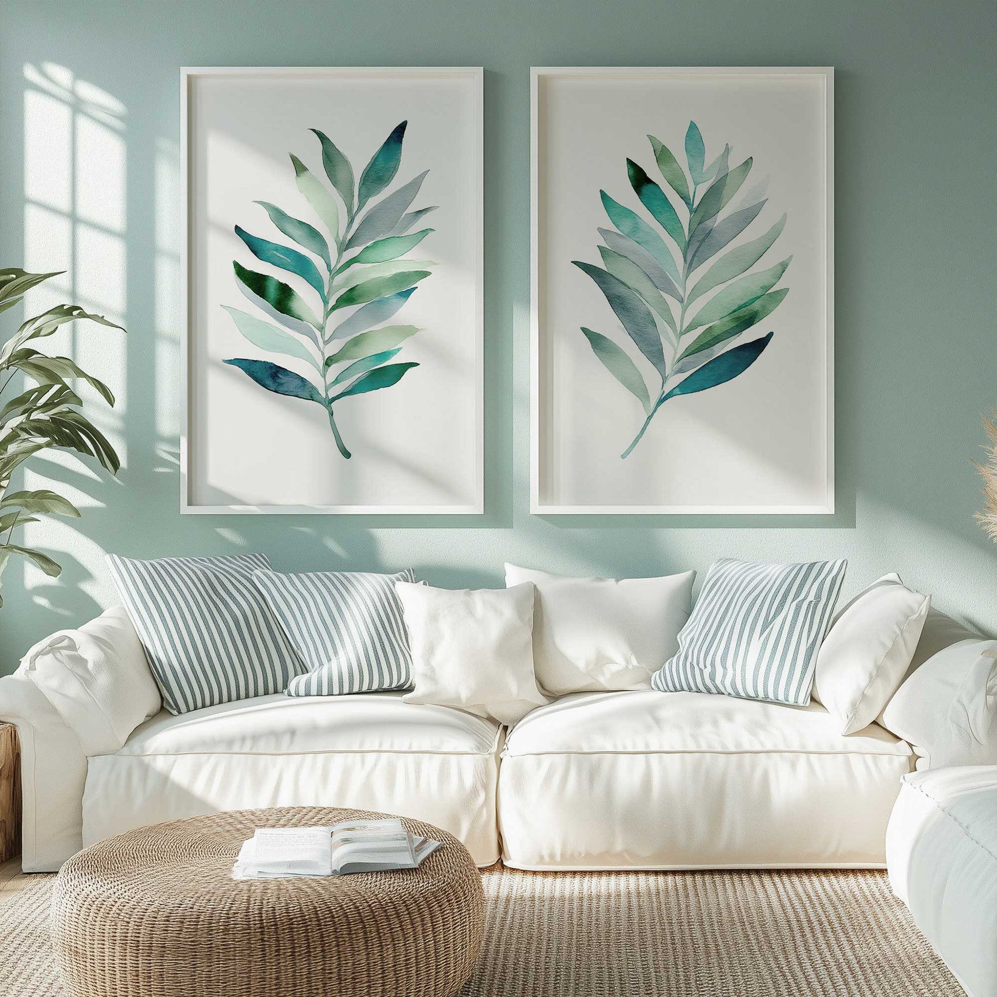 [Color:Opaque White], Picture of art in a Opaque White frame