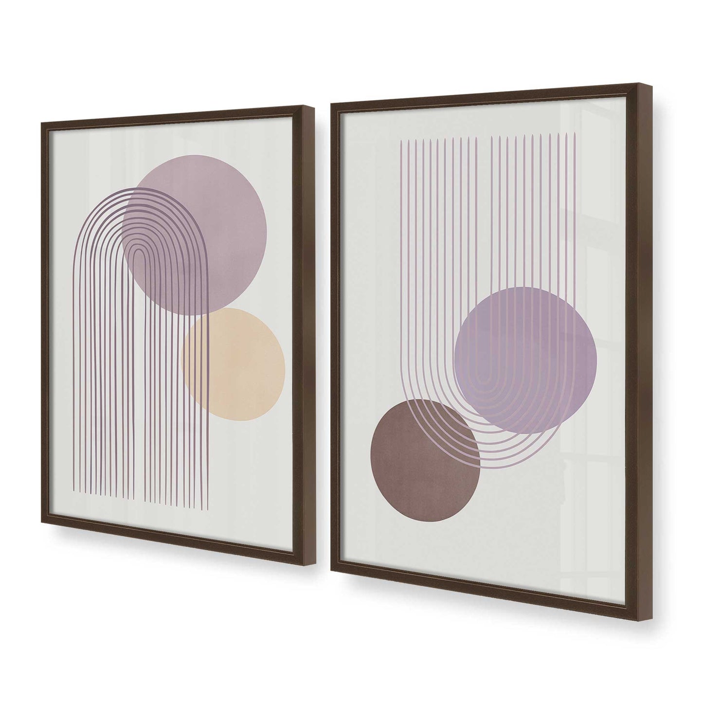 [Color:Belvinder Brown], Picture of art in a Belvinder Brown frame at an angle