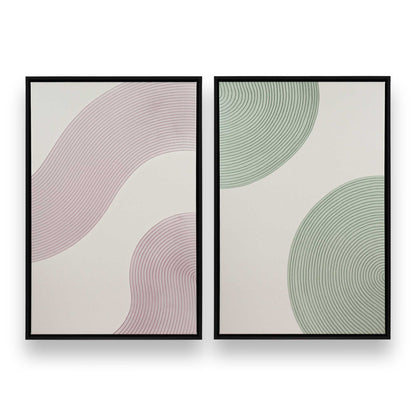 [Color:Satin Black], Picture of art in a Satin Black frame