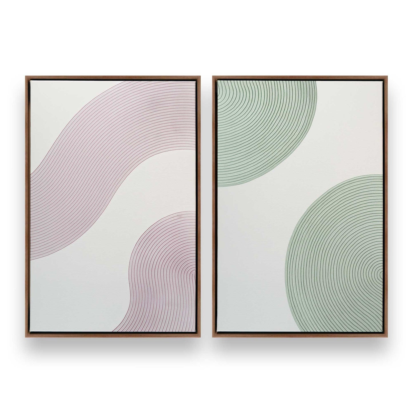 [Color:Walnut], Picture of art in a Walnut frame