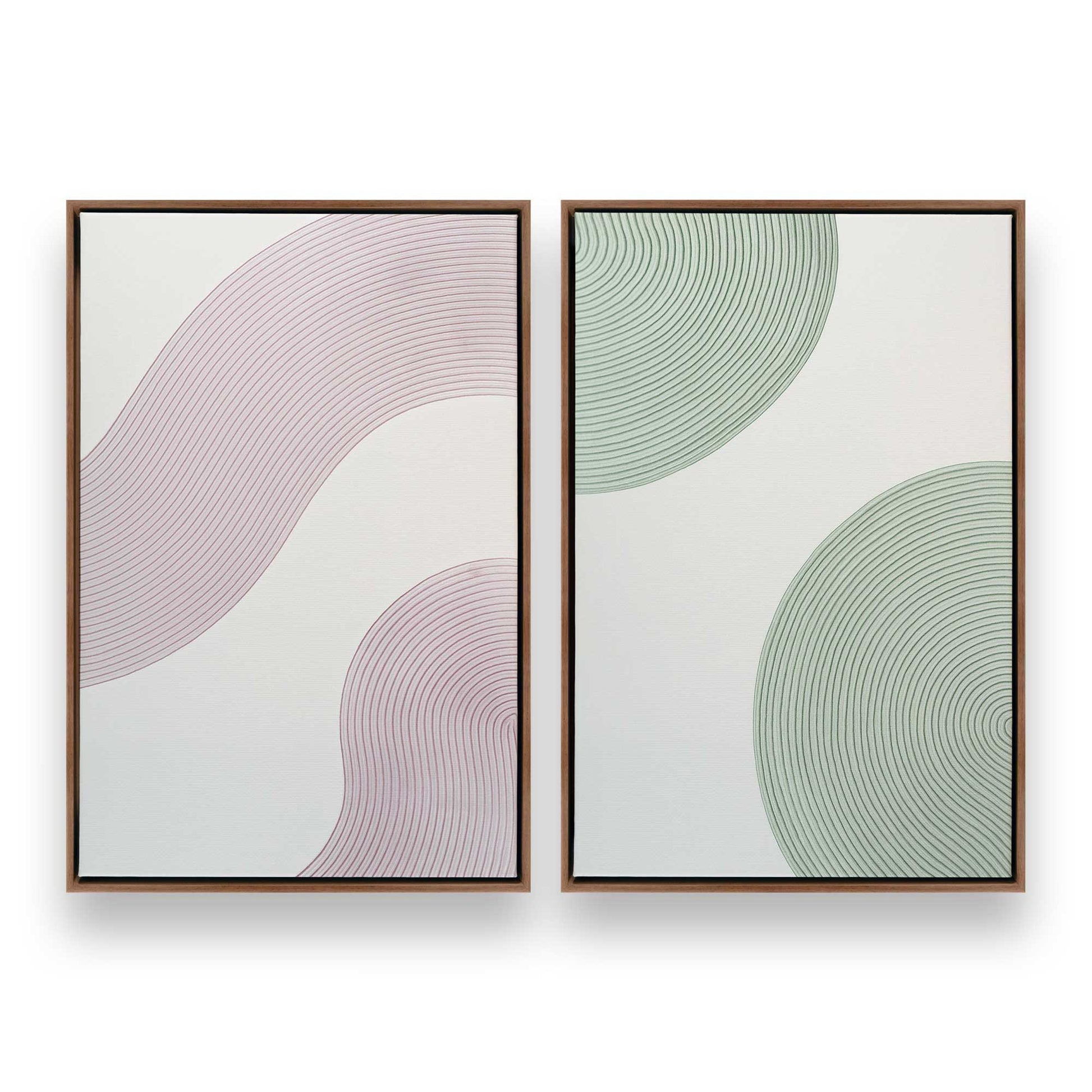 [Color:Walnut], Picture of art in a Walnut frame