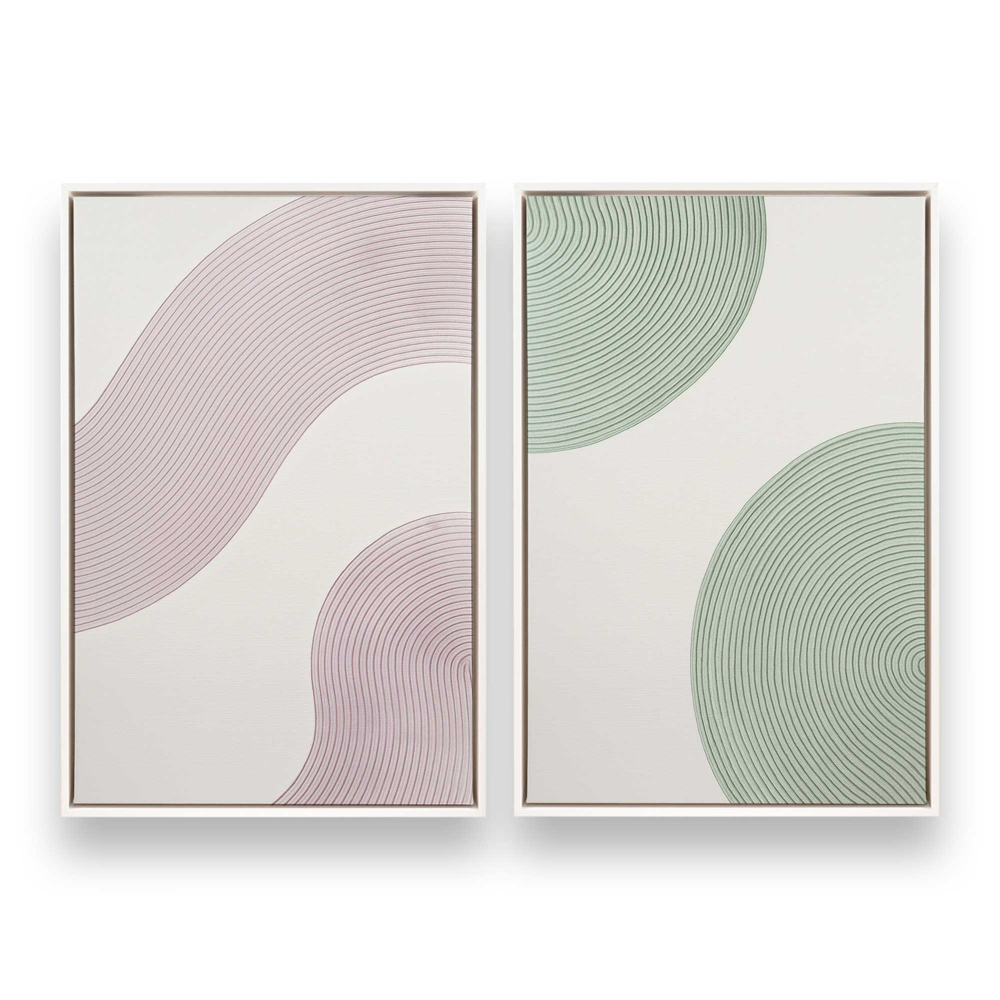 [Color:Opaque White], Picture of art in a White frame