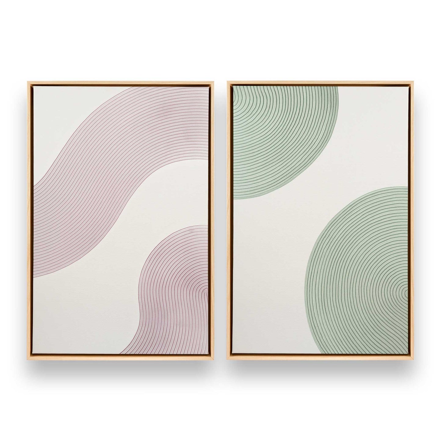 [Color:American Maple], Picture of art in a American Maple frame