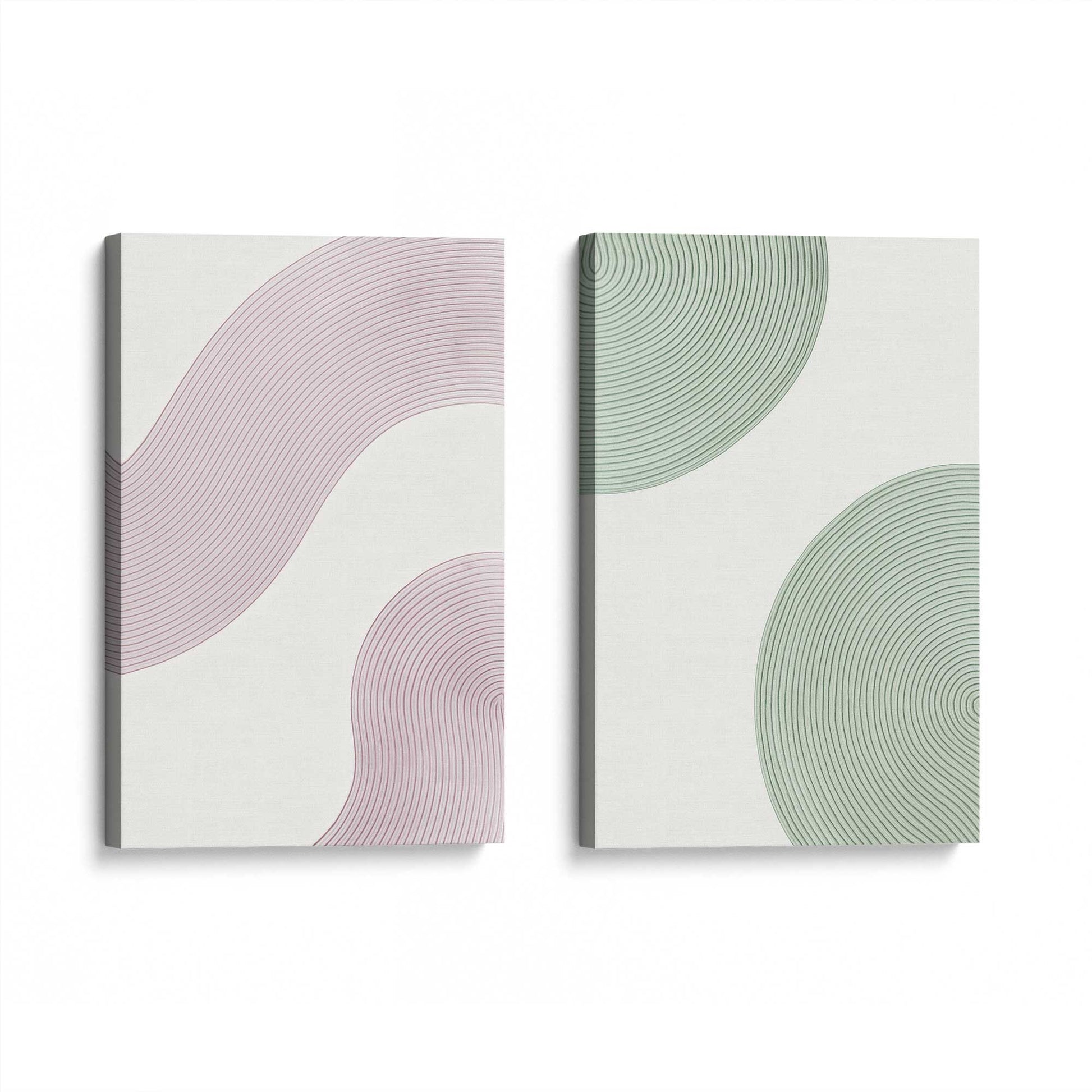 [Color:Stretched Canvas], Picture of art at an angle