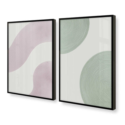 [Color:Satin Black], Picture of art in a Satin Black frame at an angle