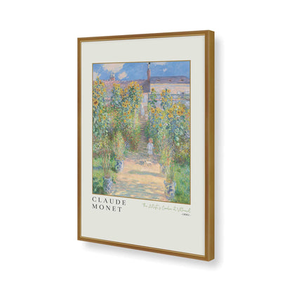 [Color:Polished Gold], Picture of art in a Polished Gold frame of the corner