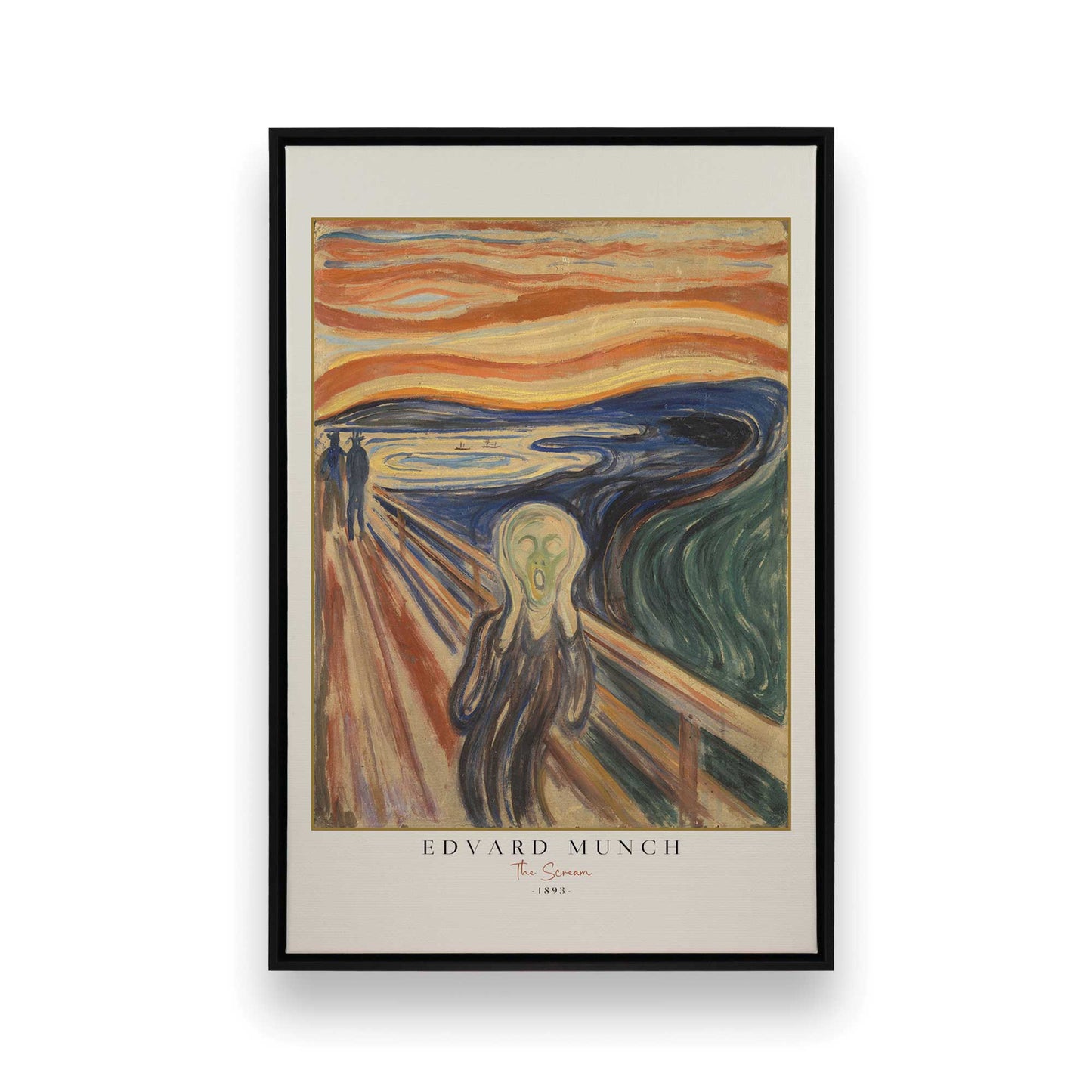 [Color:Satin Black], Picture of art in a Satin Black frame