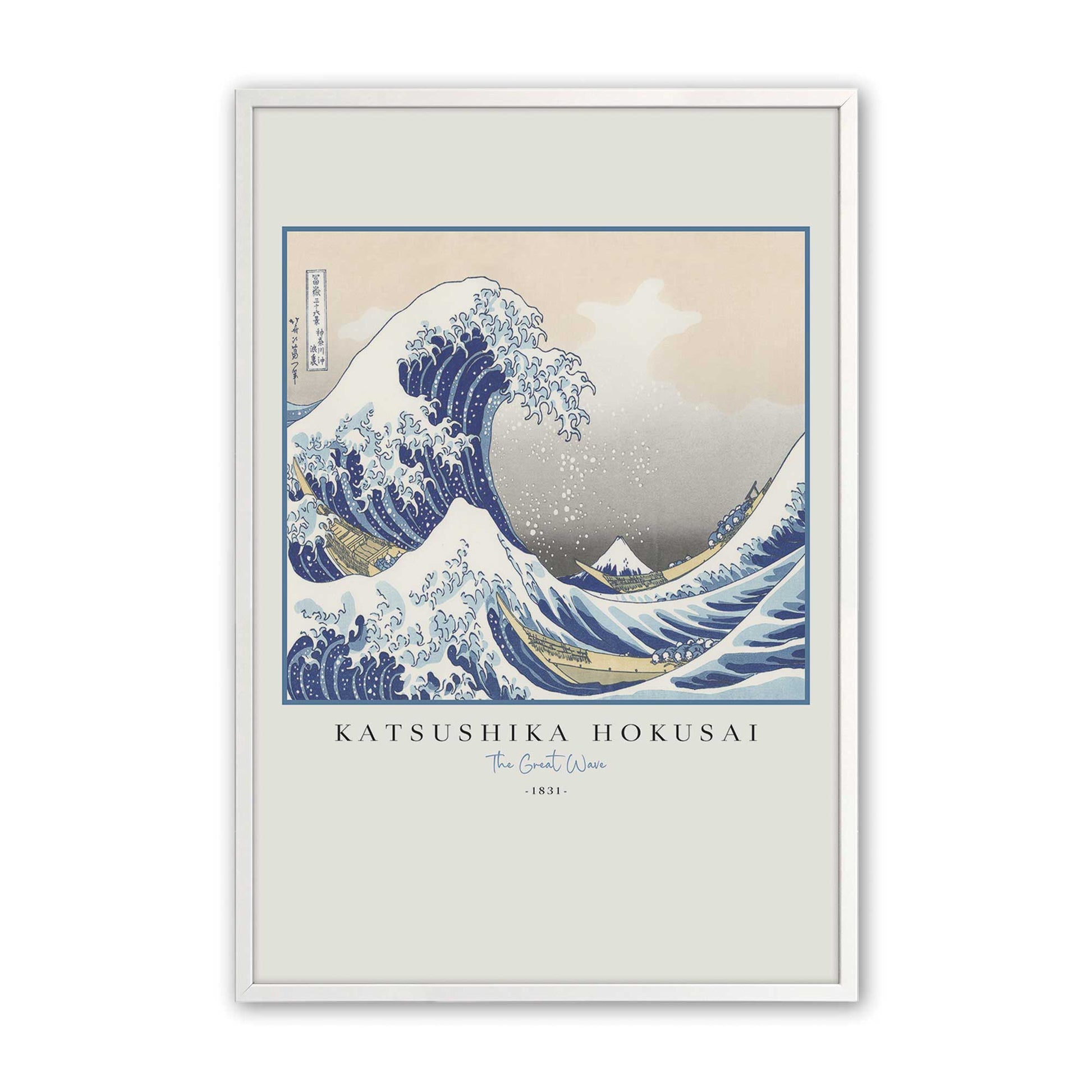 [Color:Opaque White], Picture of art in a Opaque White frame