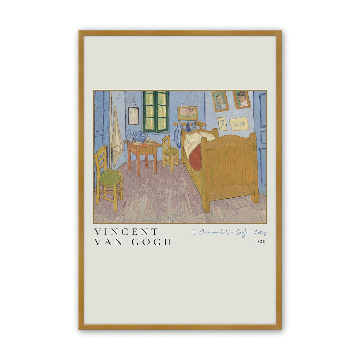 [Color:Polished Gold], Picture of art in a Polished Gold frame