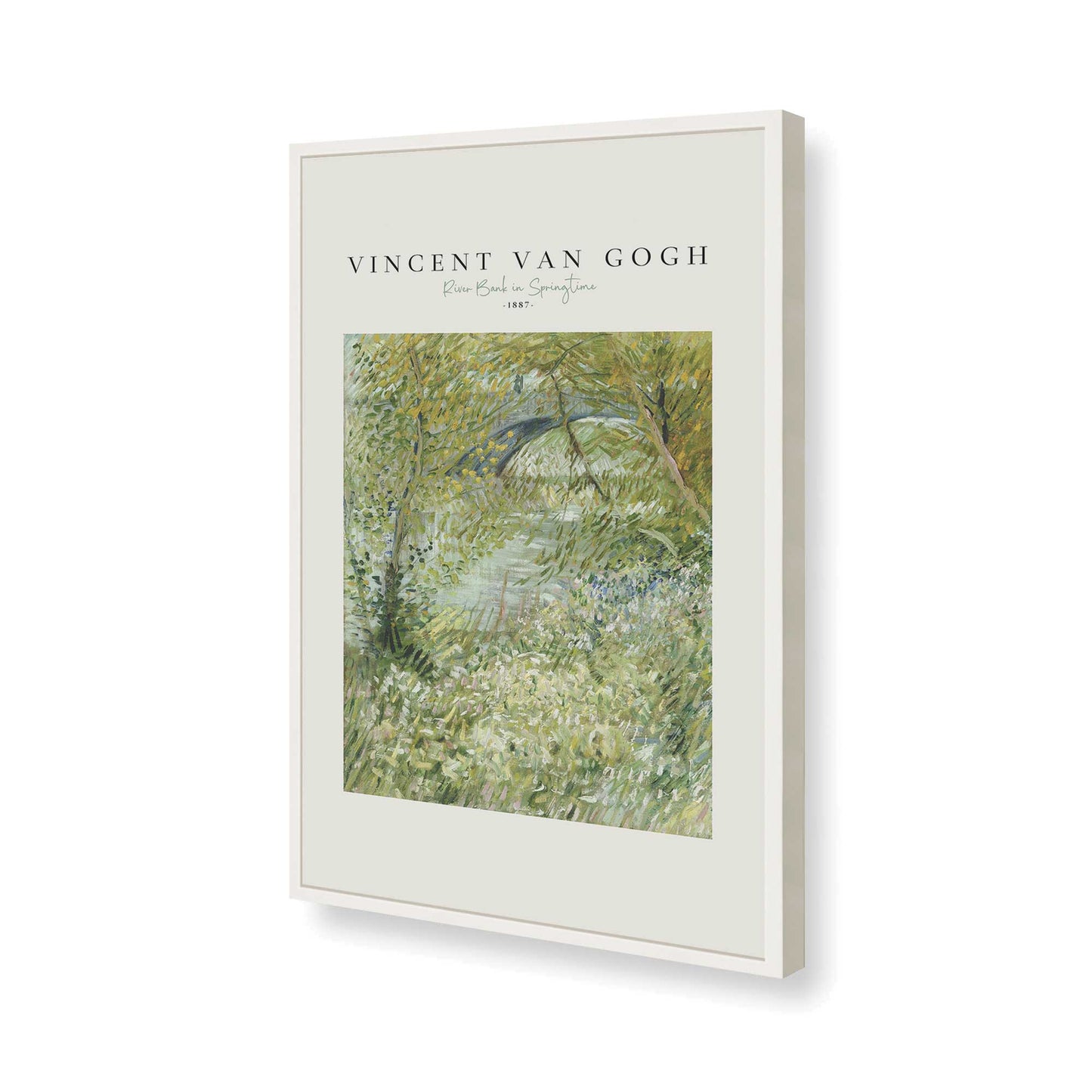 [Color:Opaque White], Picture of art in a Opaque White frame of the corner