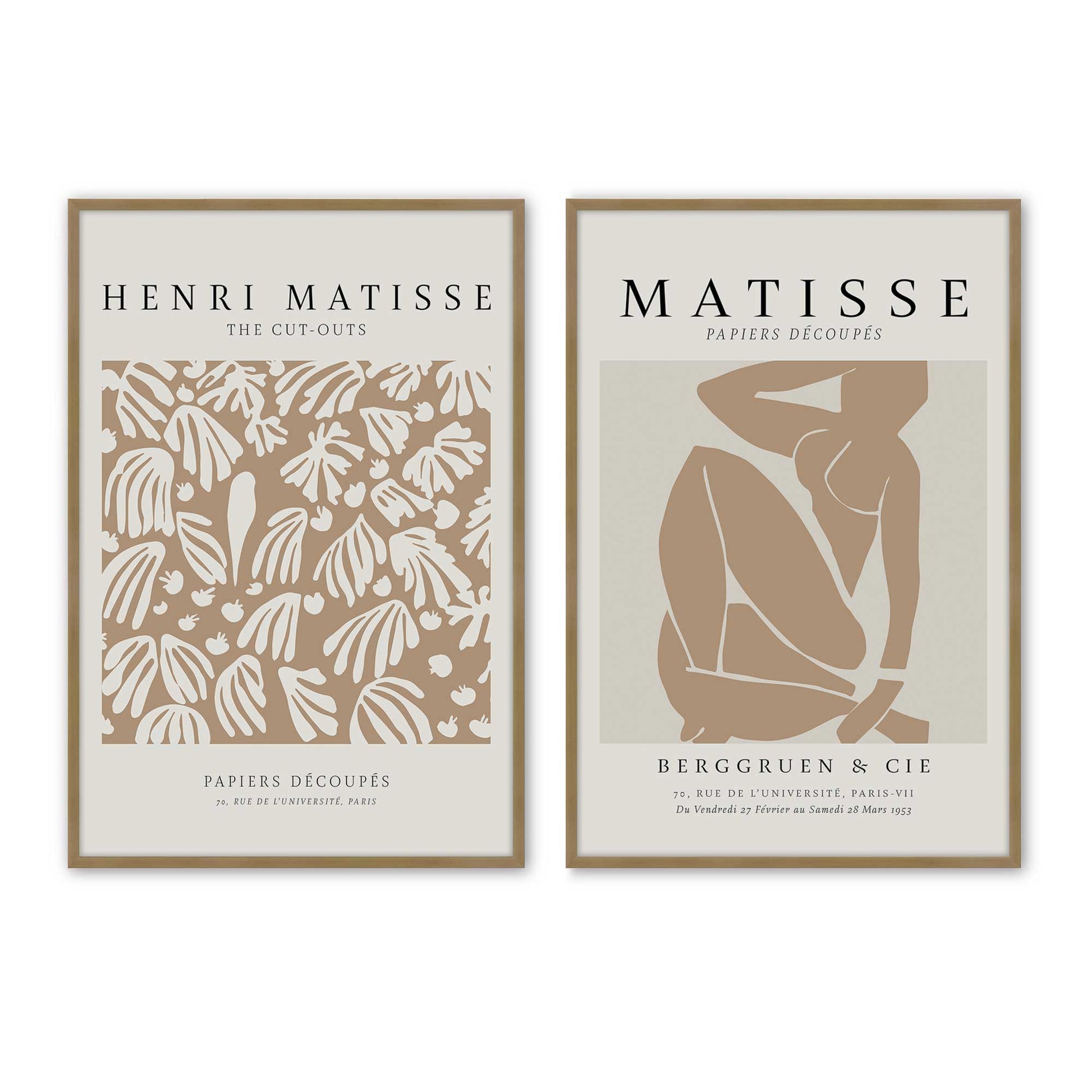 [Color:Brushed Gold], Picture of art in a Brushed Gold frame