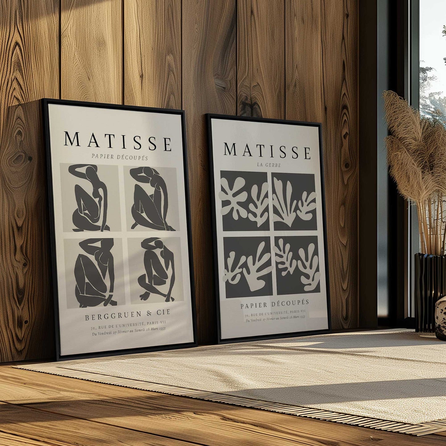 [Color:Satin Black], Picture of art in a Satin Black frame