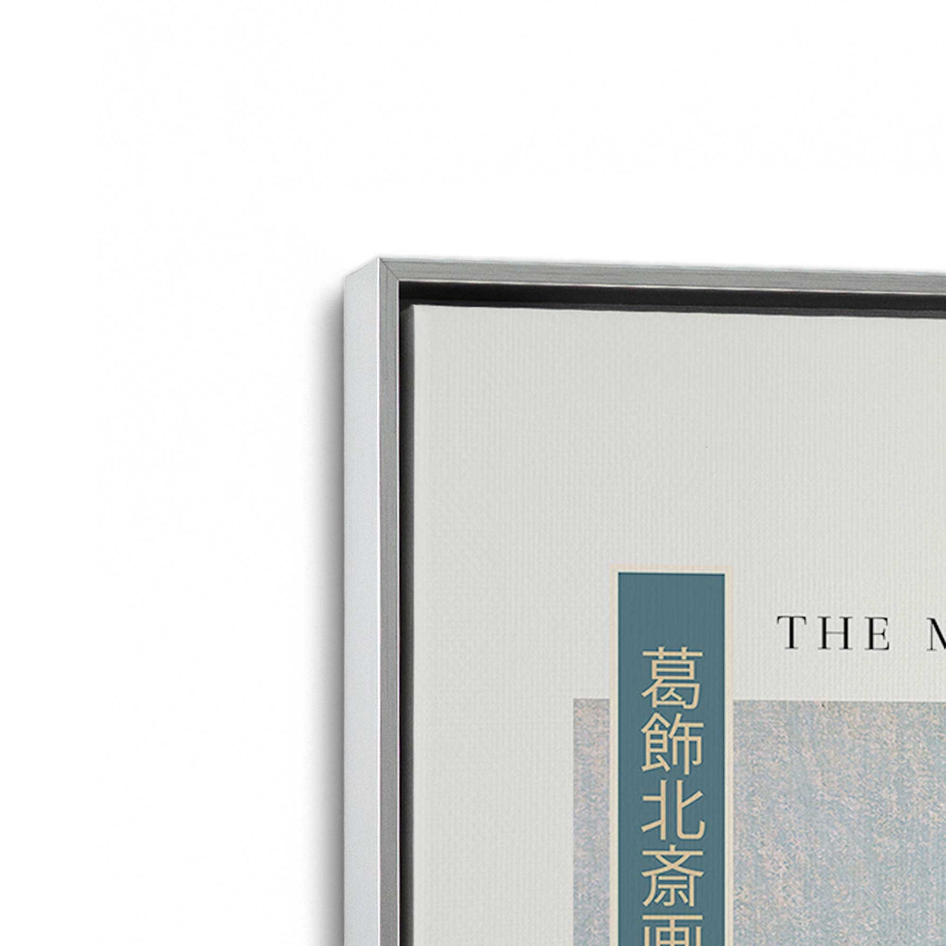 [Color:Polished Chrome], Picture of art in a Polished Chrome frame at an angle