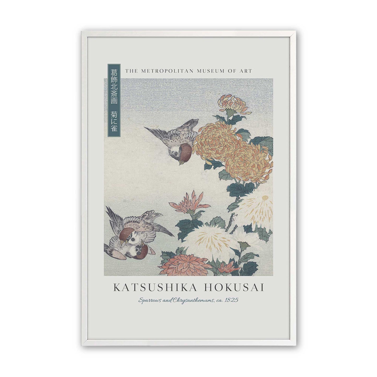 [Color:Opaque White], Picture of art in a Opaque White frame