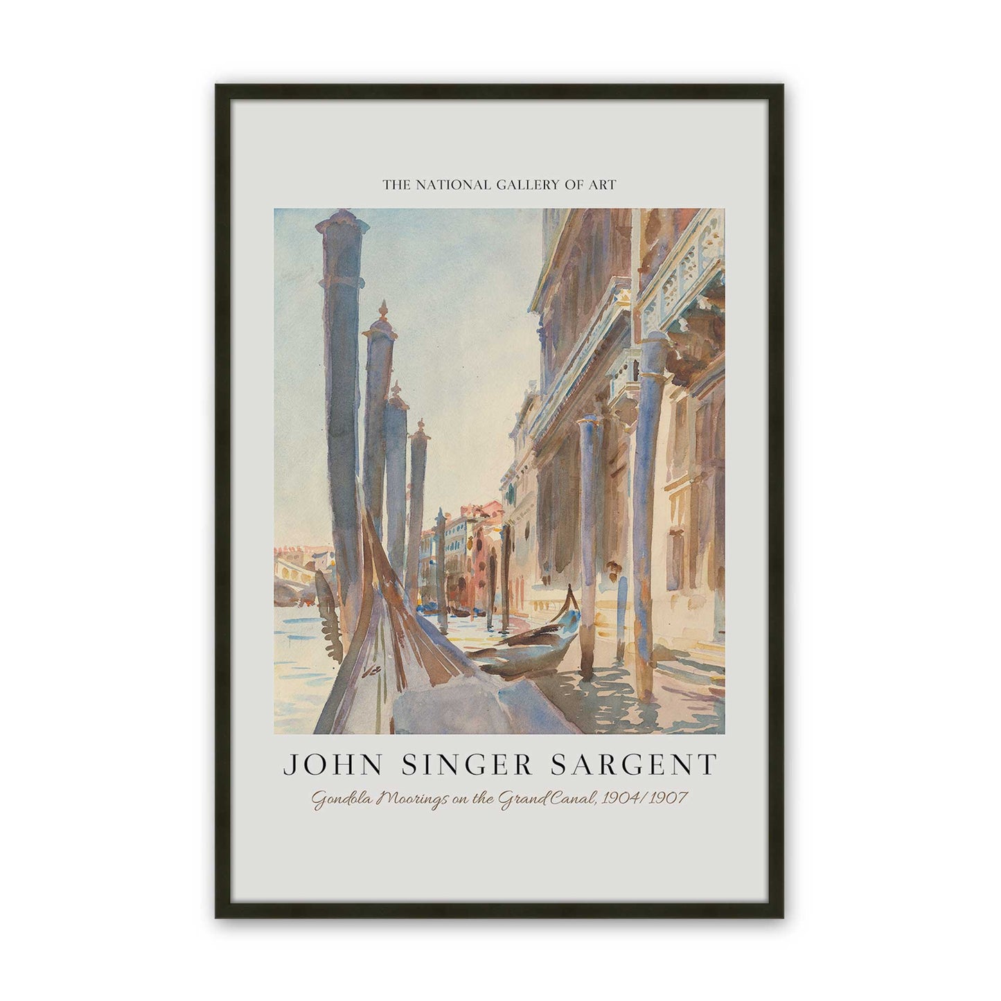[Color:Satin Black], Picture of art in a Satin Black frame