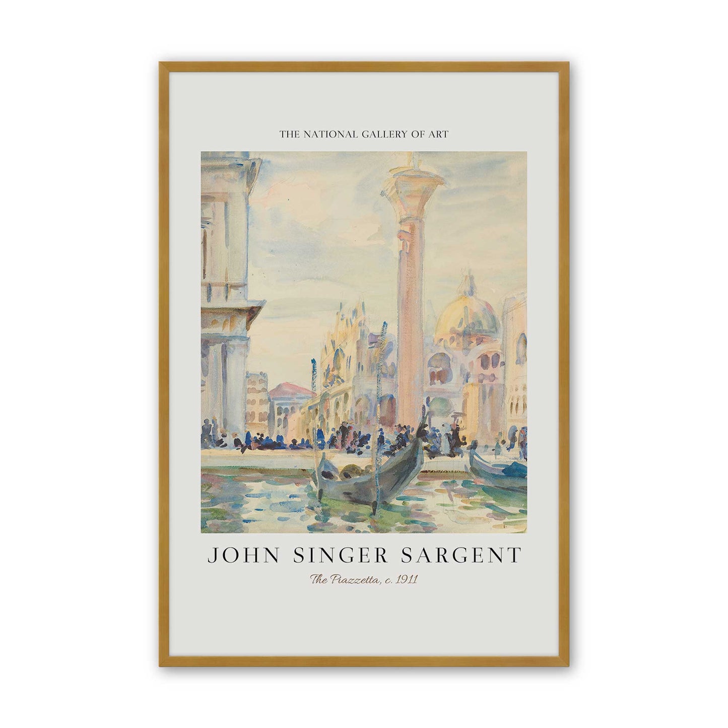 [Color:Polished Gold], Picture of art in a Polished Gold frame