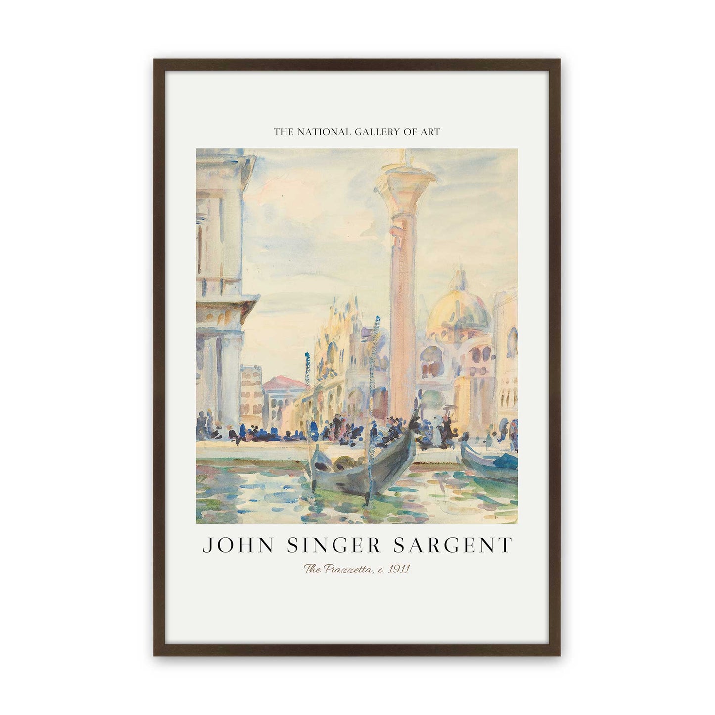 [Color:Brown], Picture of art in a Brown frame
