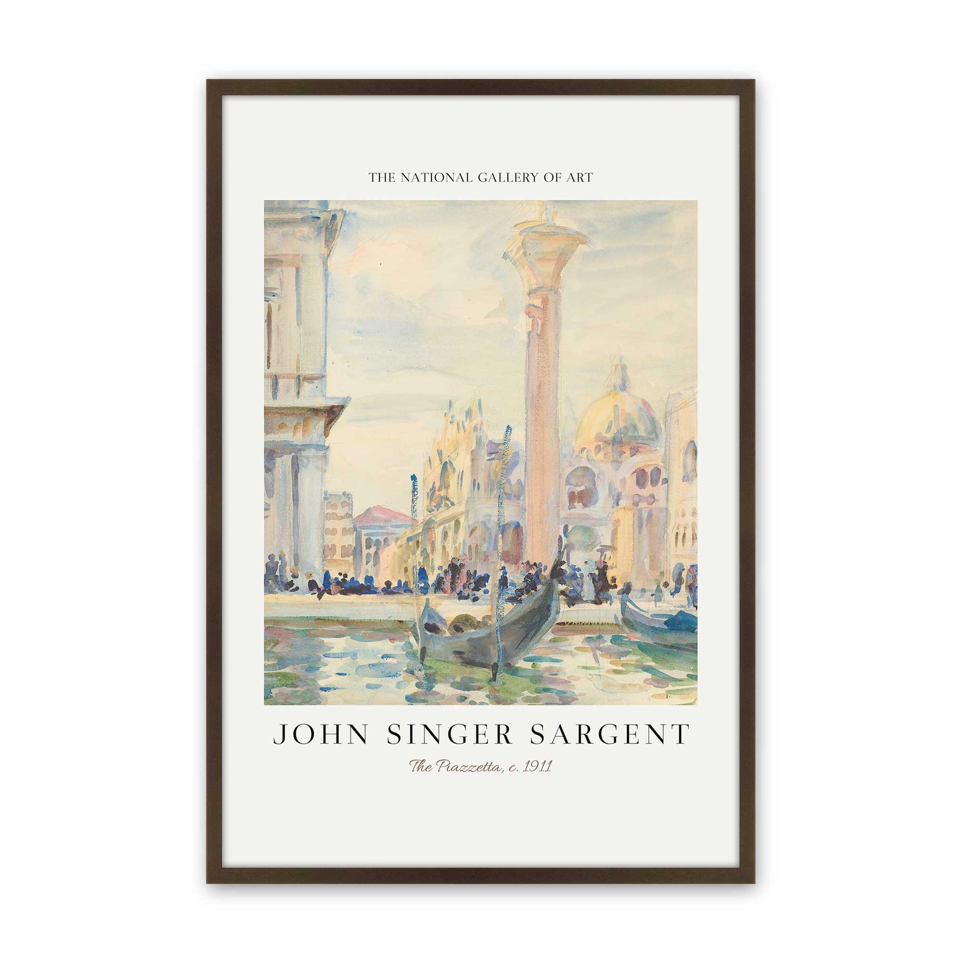 [Color:Brown], Picture of art in a Brown frame