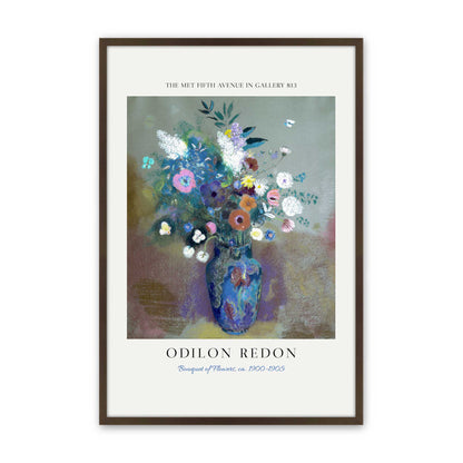 [Color:Brown], Picture of art in a Brown frame
