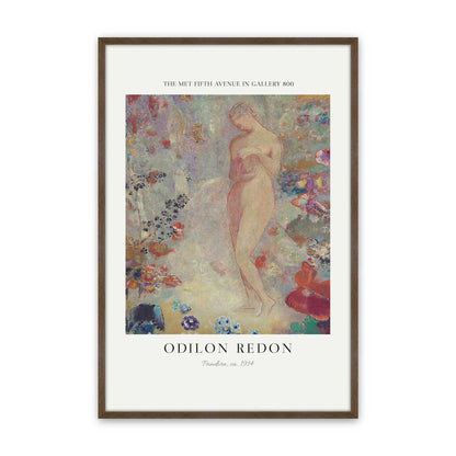 [Color:Walnut], Picture of art in a Walnut frame