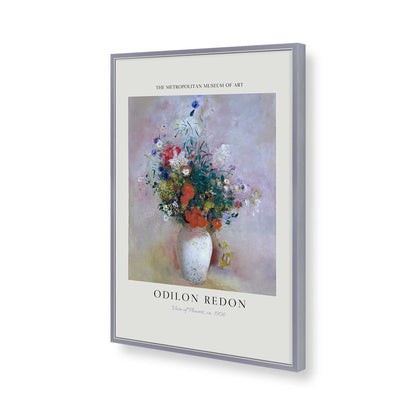 [Color:Polished Chrome], Picture of art in a Polished Chrome frame of the corner