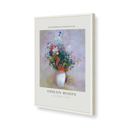 [Color:Opaque White], Picture of art in a Opaque White frame of the corner