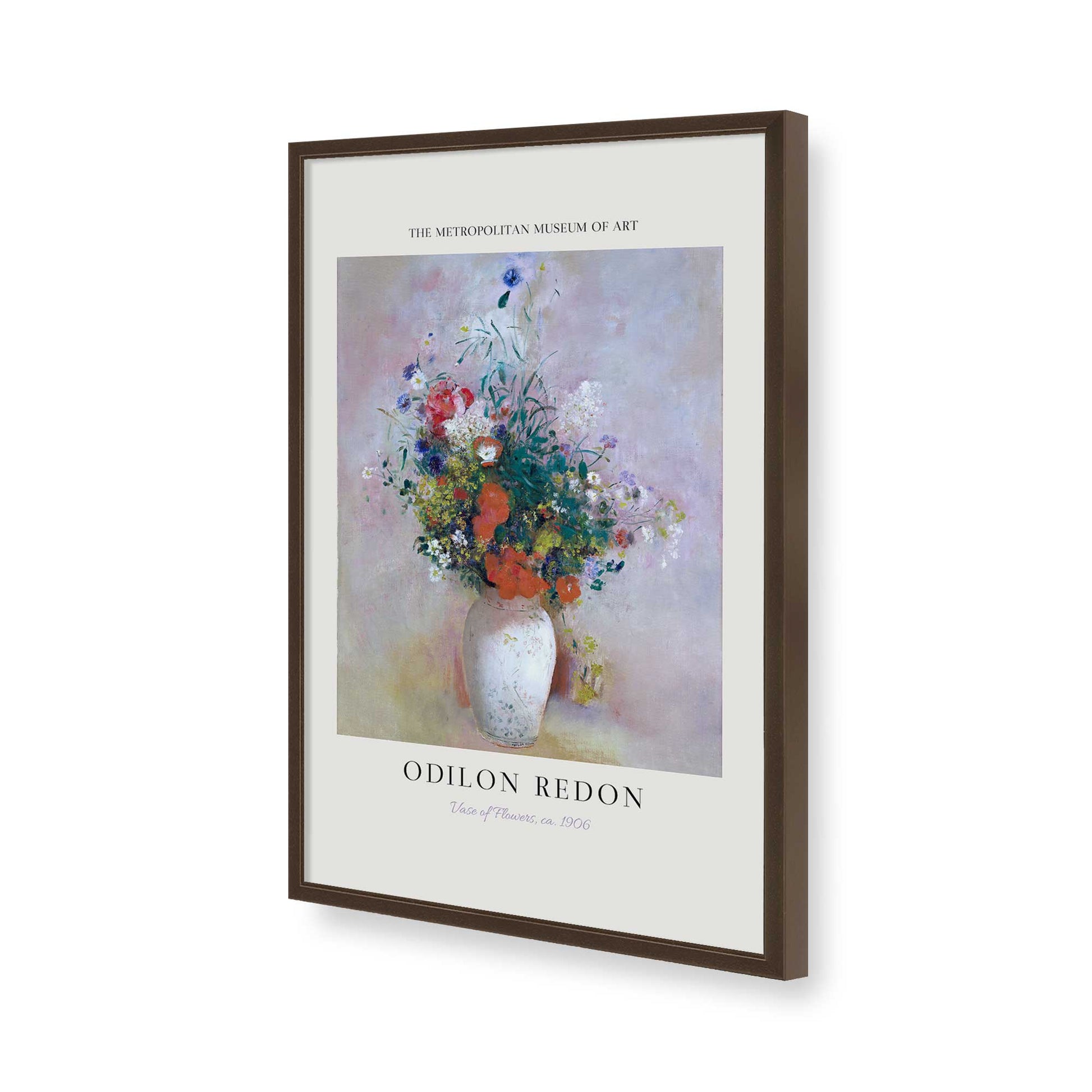 [Color:Belvinder Brown], Picture of art in a Belvinder Brown frame of the corner