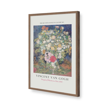 [Color:Walnut], Picture of art in a Walnut frame of the corner